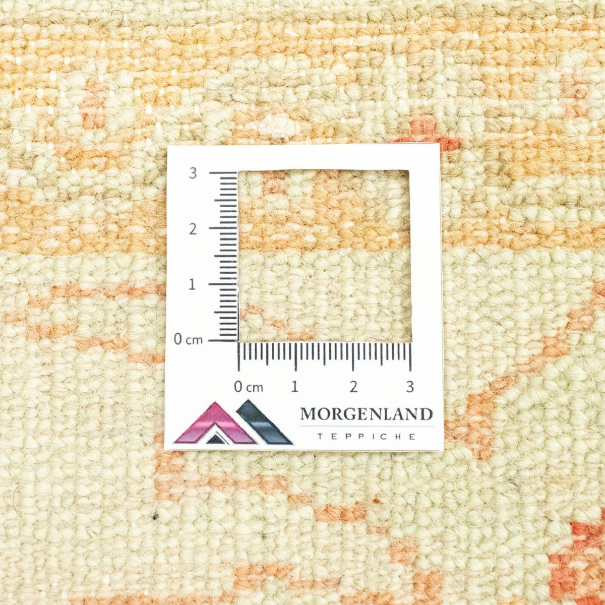 Dywan wełniany kwadratowy  - 65 x 62 cm - beżowy