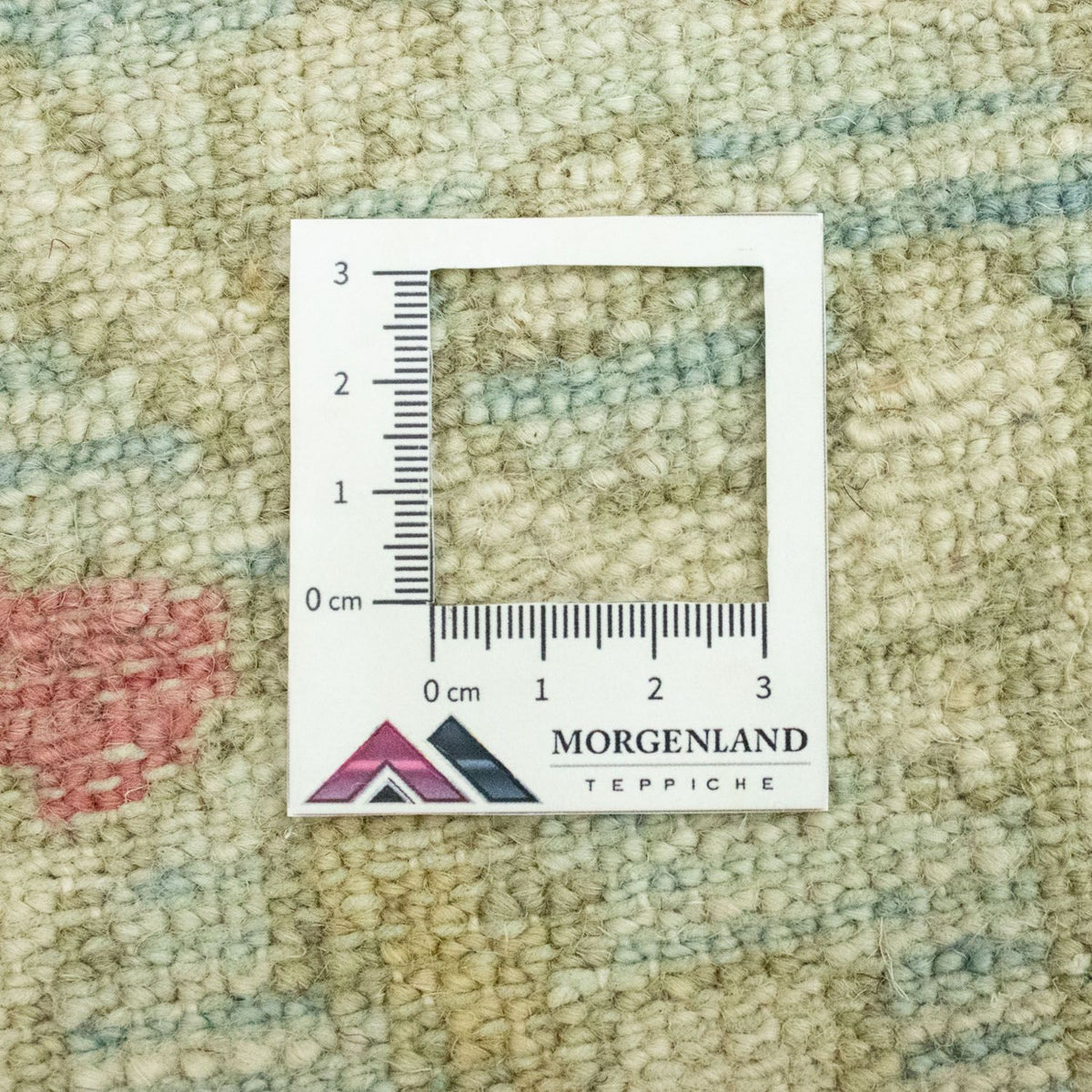 Designerski dywan kwadratowy  - 63 x 62 cm - beżowy