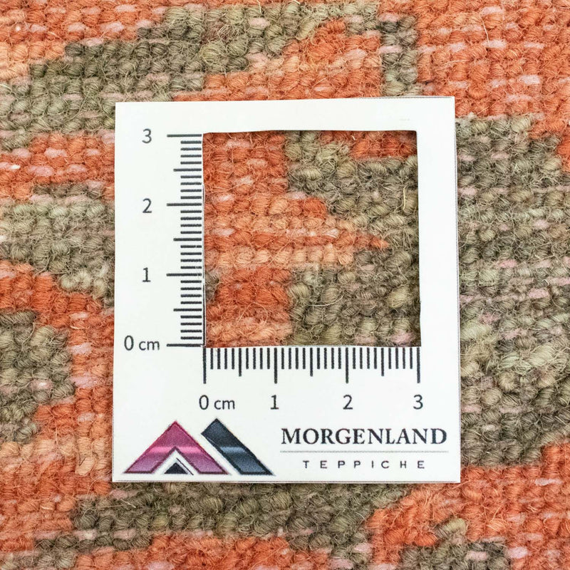 Designerski dywan kwadratowy  - 61 x 60 cm - pomarańczowy