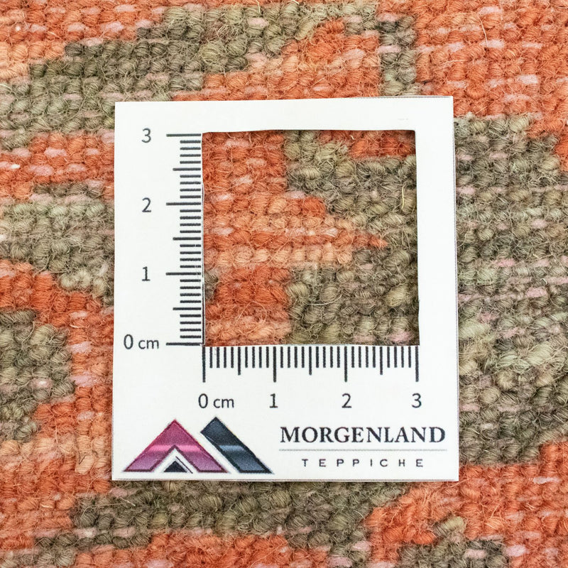 Designerski dywan kwadratowy  - 61 x 60 cm - pomarańczowy