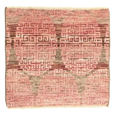 Designerski dywan kwadratowy  - 66 x 61 cm - różowy