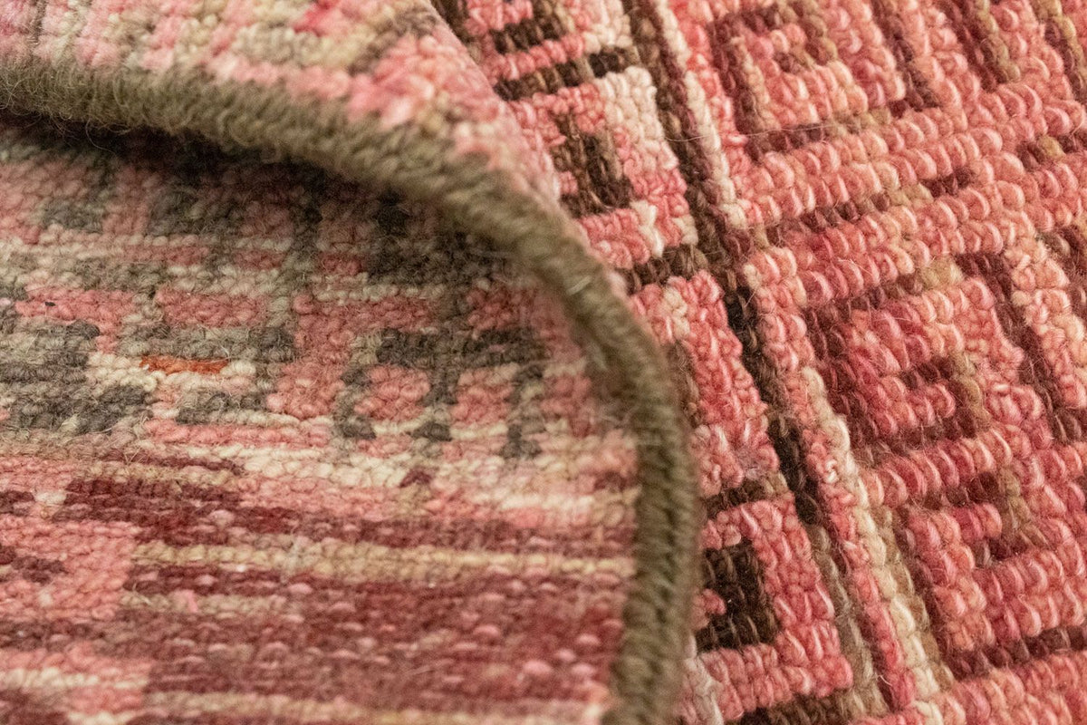 Designerski dywan kwadratowy  - 66 x 61 cm - różowy