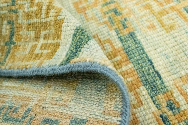 Designerski dywan kwadratowy  - 61 x 59 cm - złoto