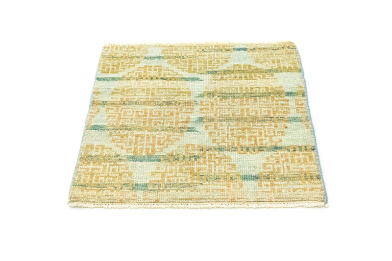 Designerski dywan kwadratowy  - 61 x 59 cm - złoto