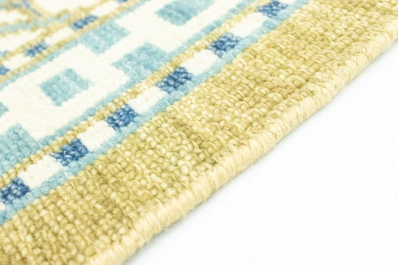 Designerski dywan - 92 x 59 cm - beżowy