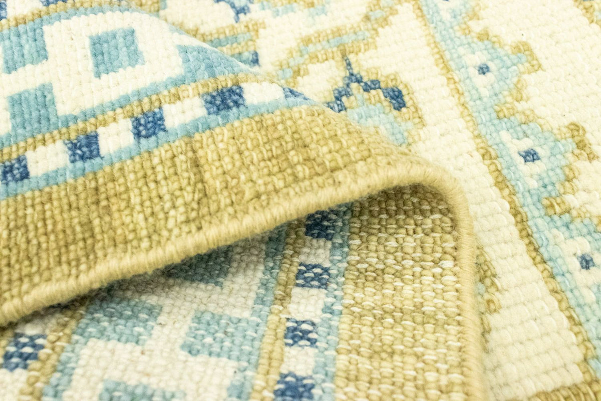 Designerski dywan - 92 x 59 cm - beżowy