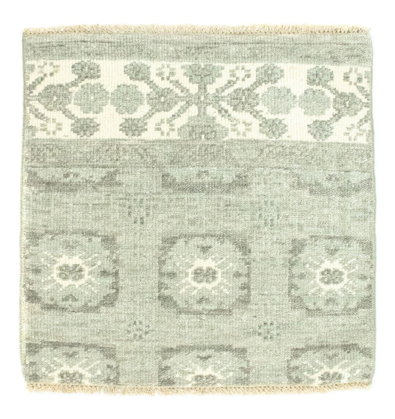 Designerski dywan kwadratowy  - 60 x 60 cm - jasnozielony