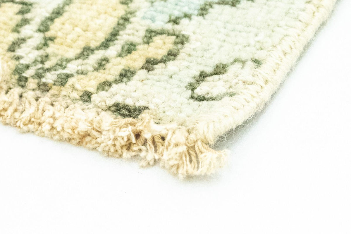 Designerski dywan - 93 x 58 cm - beżowy