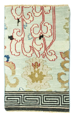 Designerski dywan - 93 x 62 cm - wielokolorowy