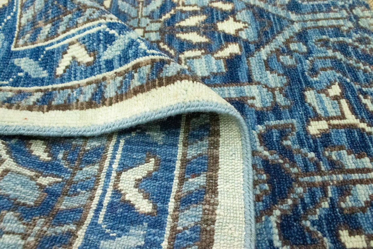 Designerski dywan - 92 x 59 cm - niebieski