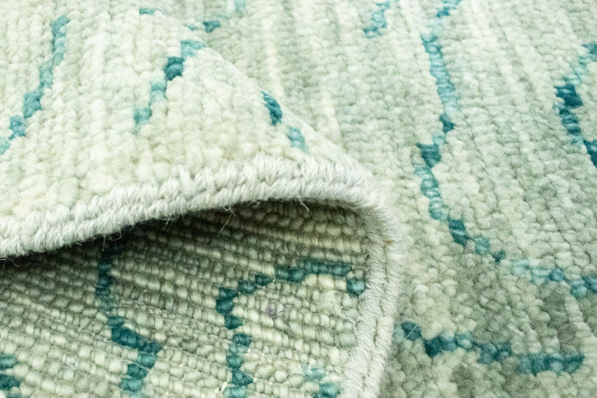 Designerski dywan - 90 x 62 cm - zielona