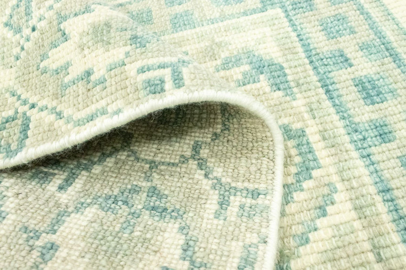 Designerski dywan - 95 x 62 cm - jasnoniebieski