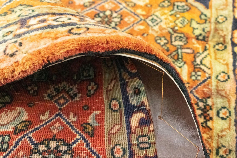 Dywan perski - Bijar - 85 x 75 cm - pomarańczowy