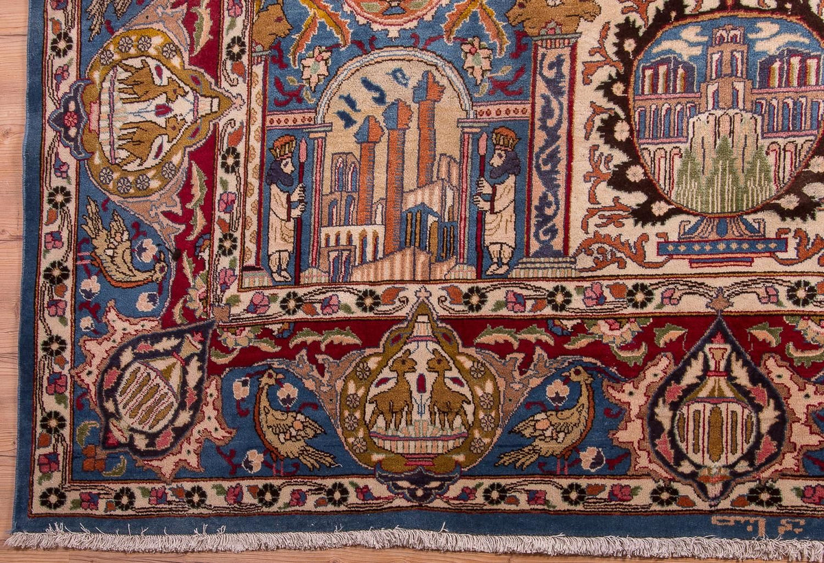 Dywan perski - Klasyczny - 349 x 255 cm - wielokolorowy