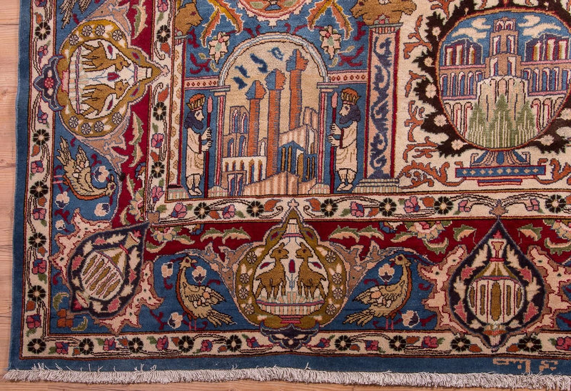 Dywan perski - Klasyczny - 349 x 255 cm - wielokolorowy