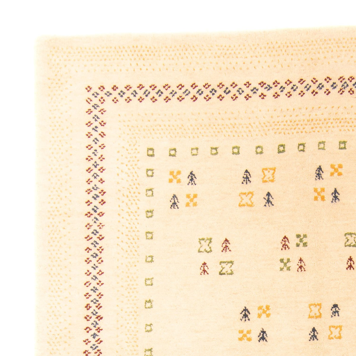 Dywan Gabbeh - Loribaft Softy - 197 x 140 cm - wielokolorowy