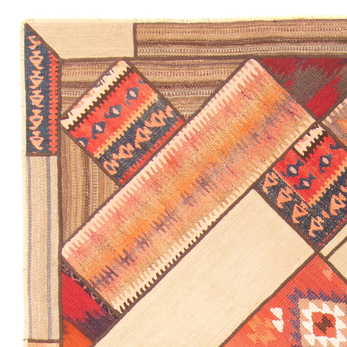 Dywan patchworkowy 160x230cm - Perserteppich Wollteppich