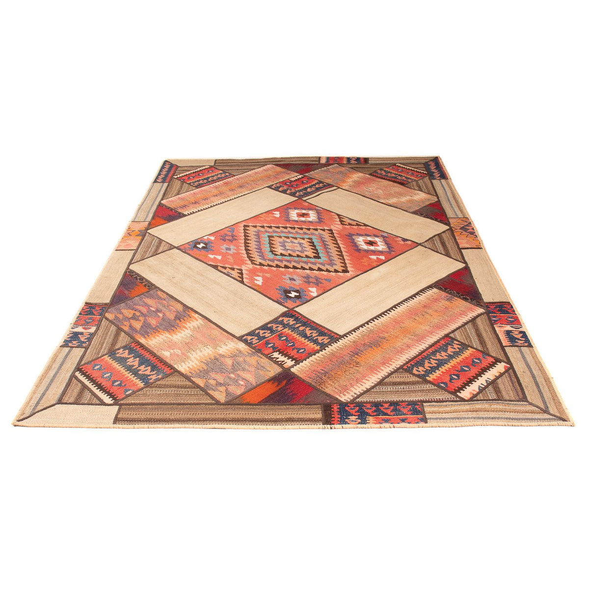 Dywan patchworkowy - 230 x 160 cm - wielokolorowy