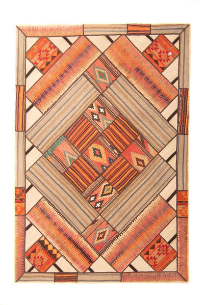 Dywan patchworkowy 160x230cm - Perserteppich Wollteppich