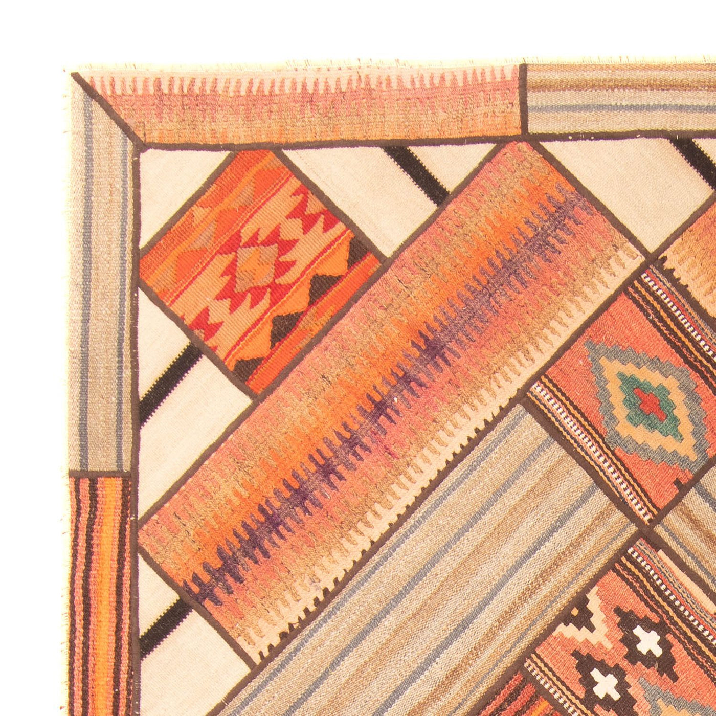 Dywan patchworkowy 230x160cm - Perserteppich Wollteppich