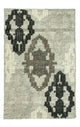 Dywan Kelim - modny - 92 x 63 cm - zielona