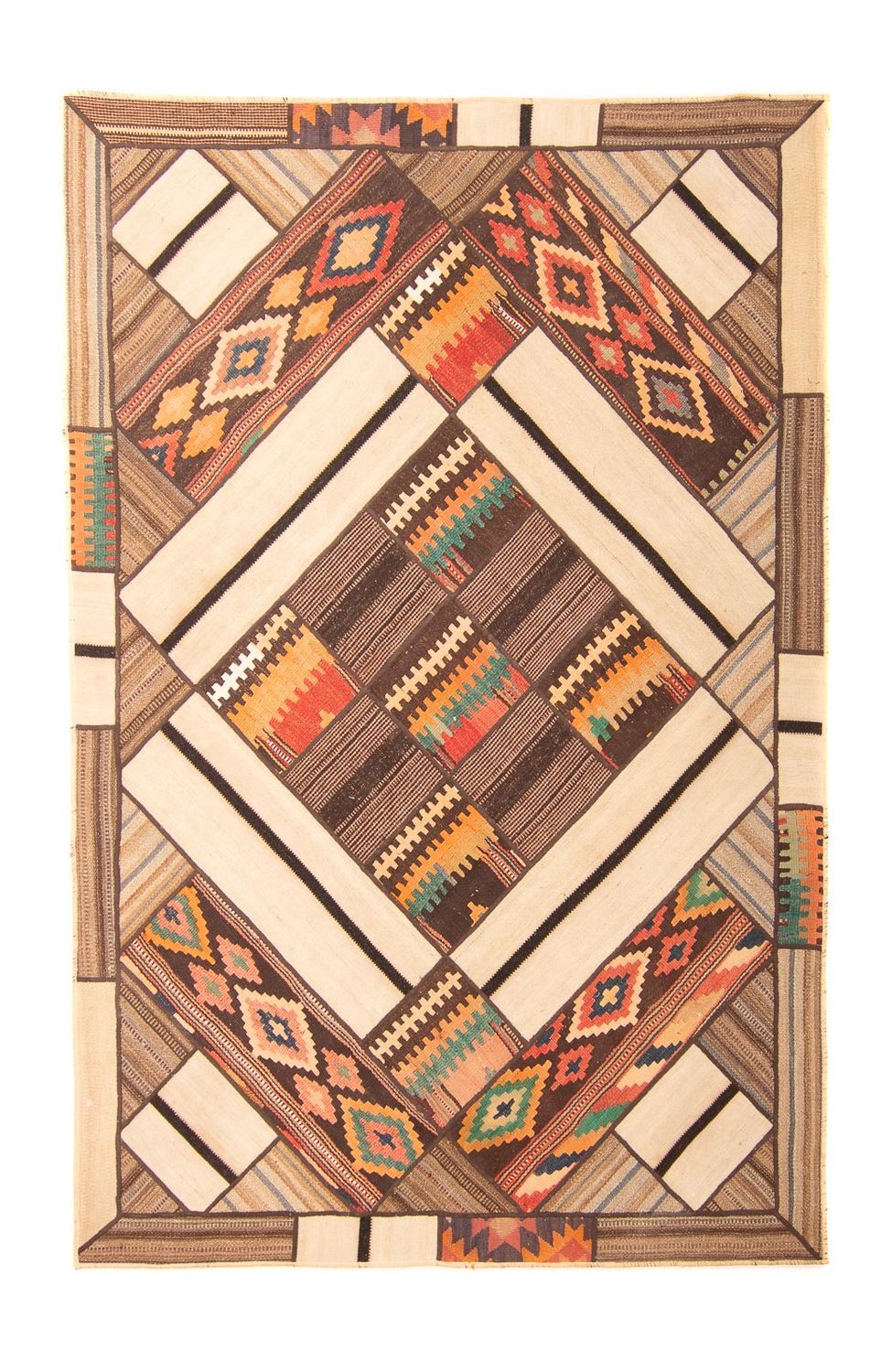 Dywan patchworkowy - 230 x 160 cm - wielokolorowy