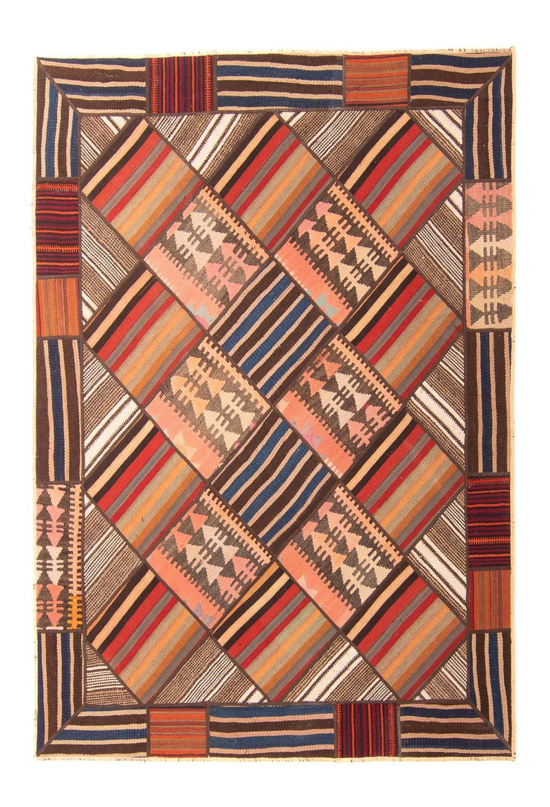 Dywan patchworkowy - 200 x 150 cm - wielokolorowy