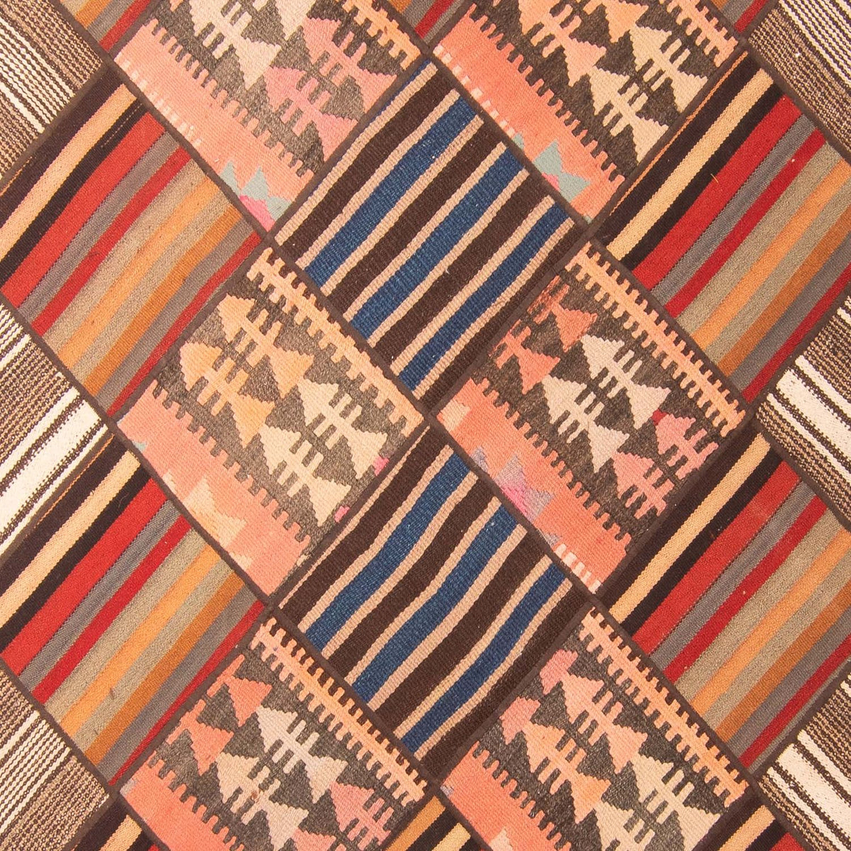 Dywan patchworkowy - 200 x 150 cm - wielokolorowy