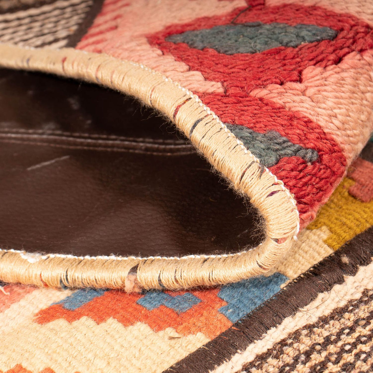 Dywan patchworkowy - 200 x 150 cm - wielokolorowy