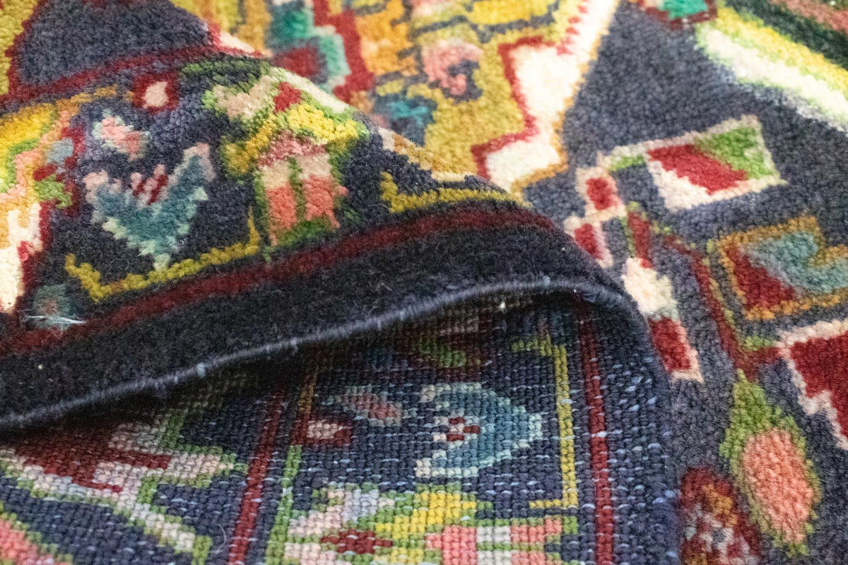 Dywan turkmeński - 86 x 70 cm - ciemnoniebieski