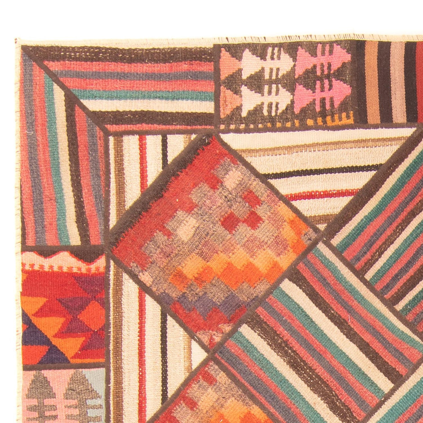 Dywan patchworkowy 200x150cm - Perserteppich Wollteppich