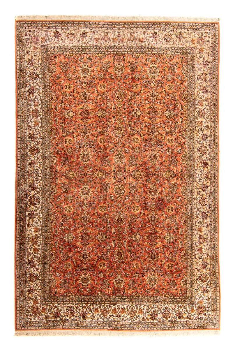 Jedwabny dywan - Kashmir Silk - 276 x 187 cm - rdza