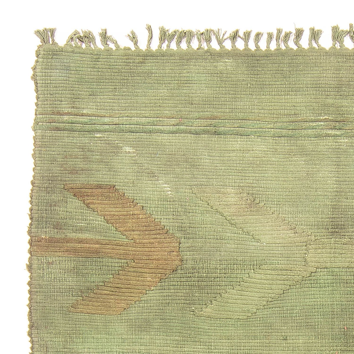 Dywan Kelim - modny - 208 x 130 cm - zielona