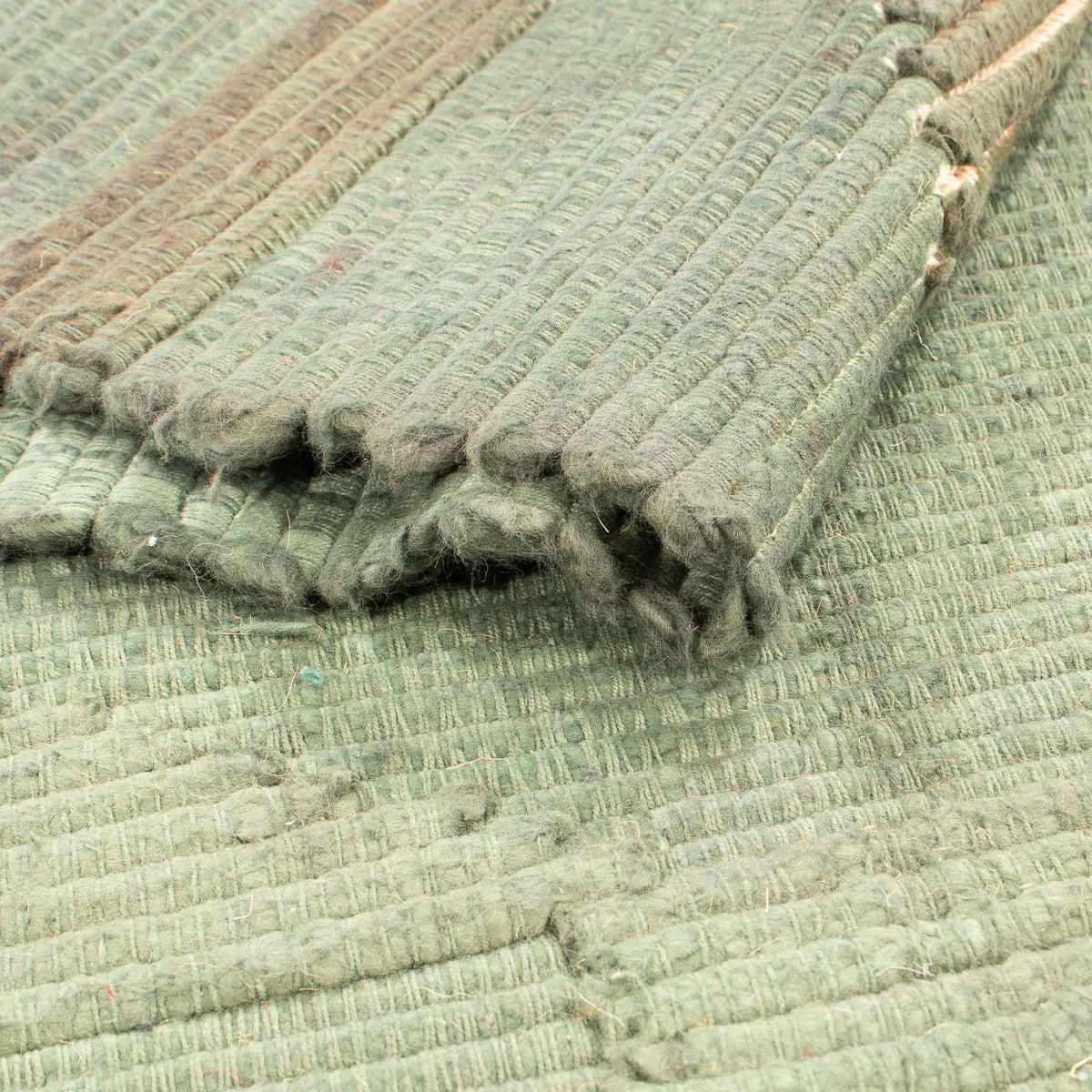 Dywan Kelim - modny - 208 x 130 cm - zielona