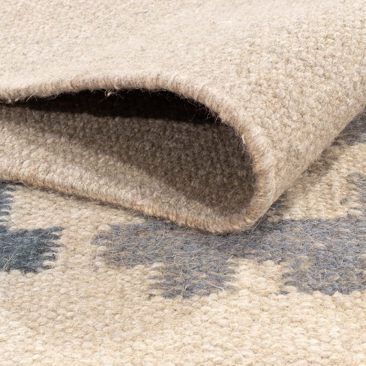 Dywan Kelim - modny - 178 x 117 cm - beżowy