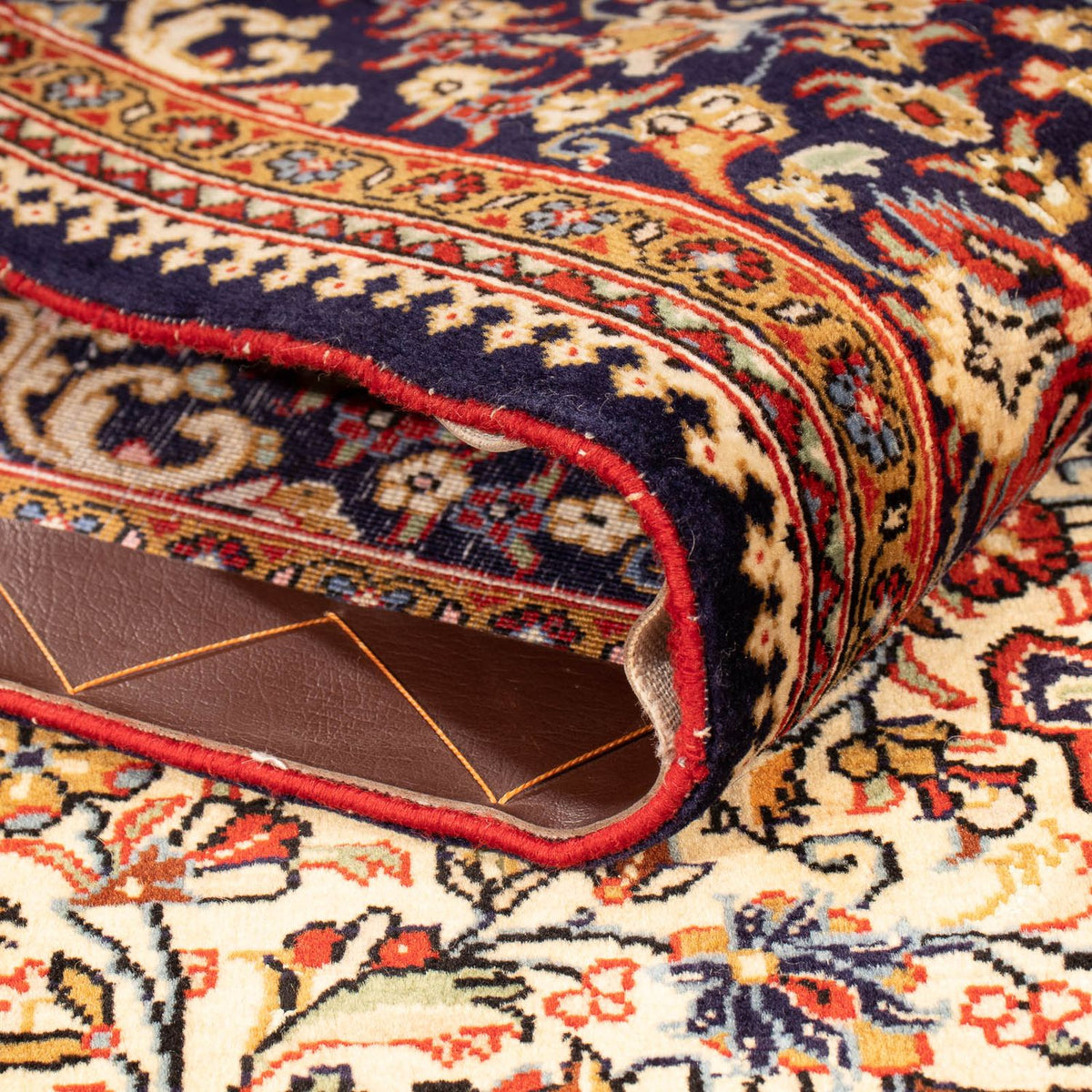 Dywan perski - Ghom - 210 x 145 cm - beżowy