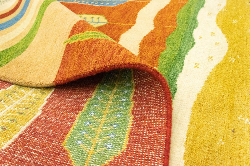 Designerski dywan - 240 x 170 cm - pomarańczowy