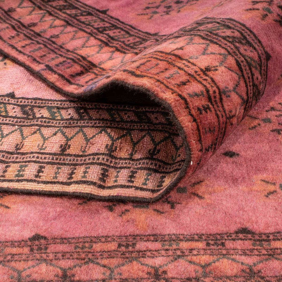 Dywan pakistański - 165 x 131 cm - jasna czerwień