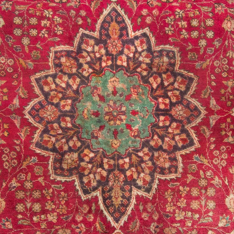 Dywan perski - Tabriz - 308 x 226 cm - ciemna czerwień