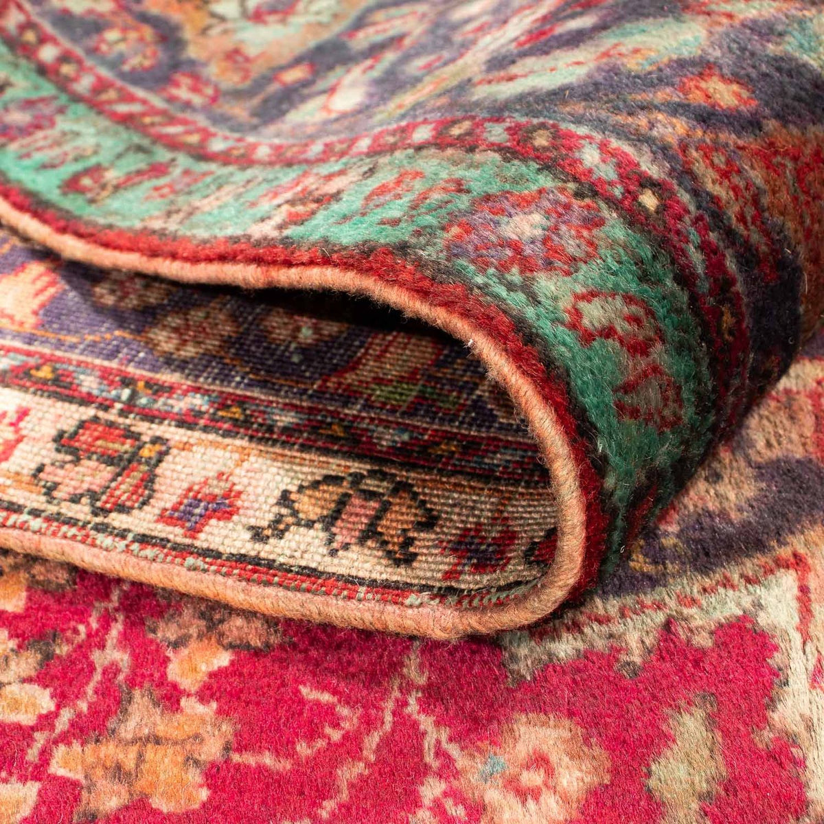 Dywan perski - Tabriz - 308 x 226 cm - ciemna czerwień