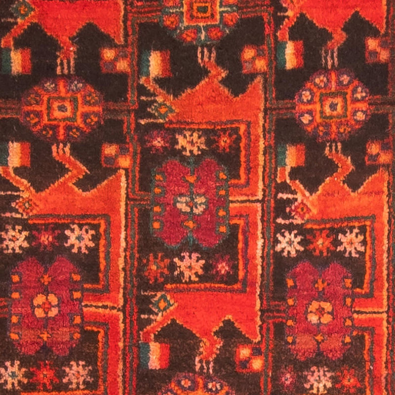 Perski dywan - Nomadyczny - 297 x 154 cm - ciemna czerwień