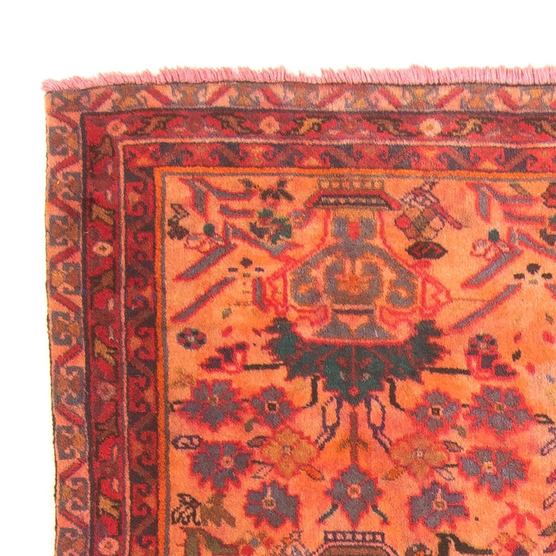 Dywan perski - Klasyczny - 208 x 124 cm - jasna czerwień