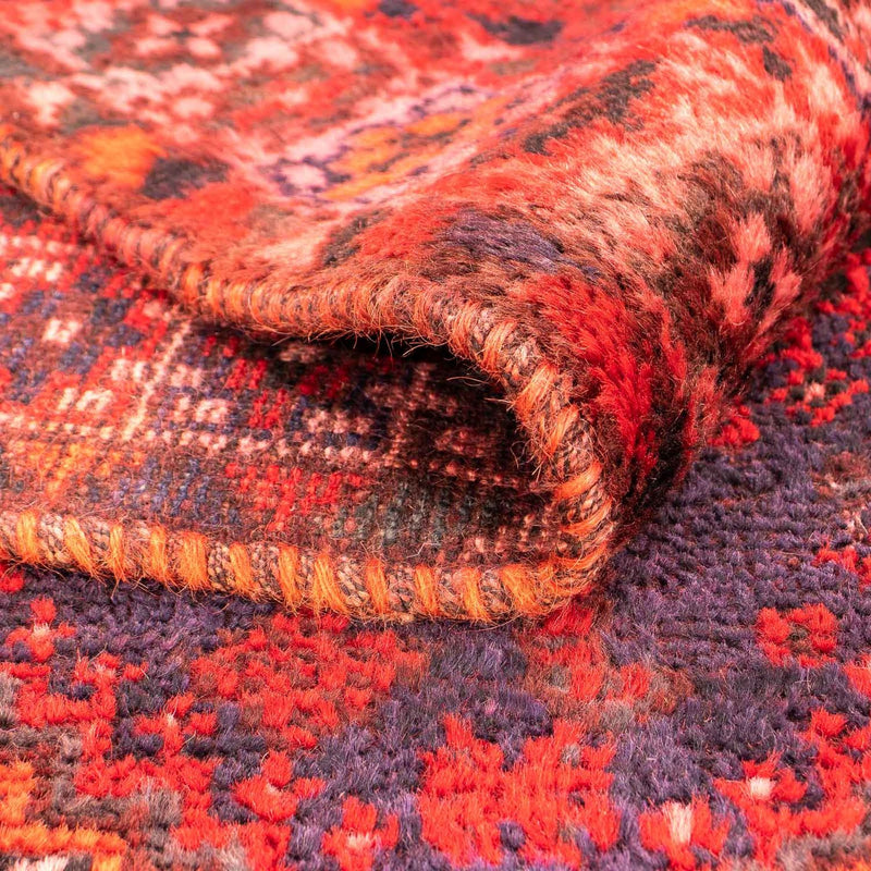 Perski dywan - Nomadyczny - 189 x 139 cm - czerwony