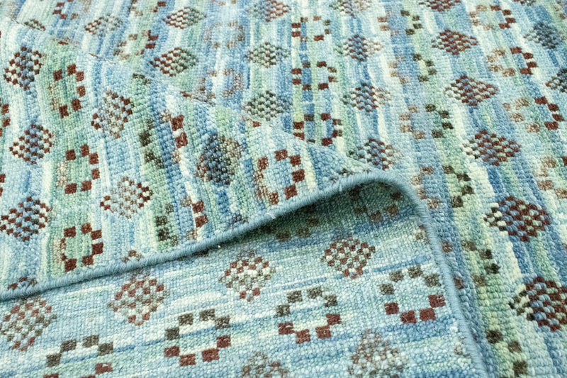 Designerski dywan - 270 x 244 cm - jasnoniebieski