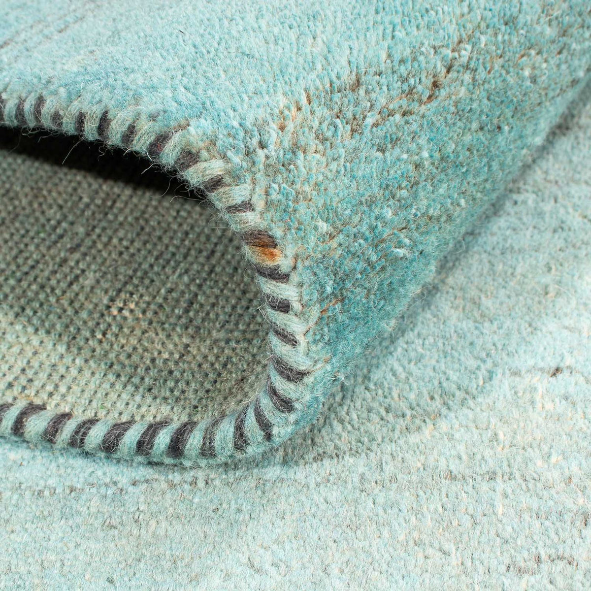 Dywan Gabbeh - Indus - 237 x 170 cm - jasnoniebieski