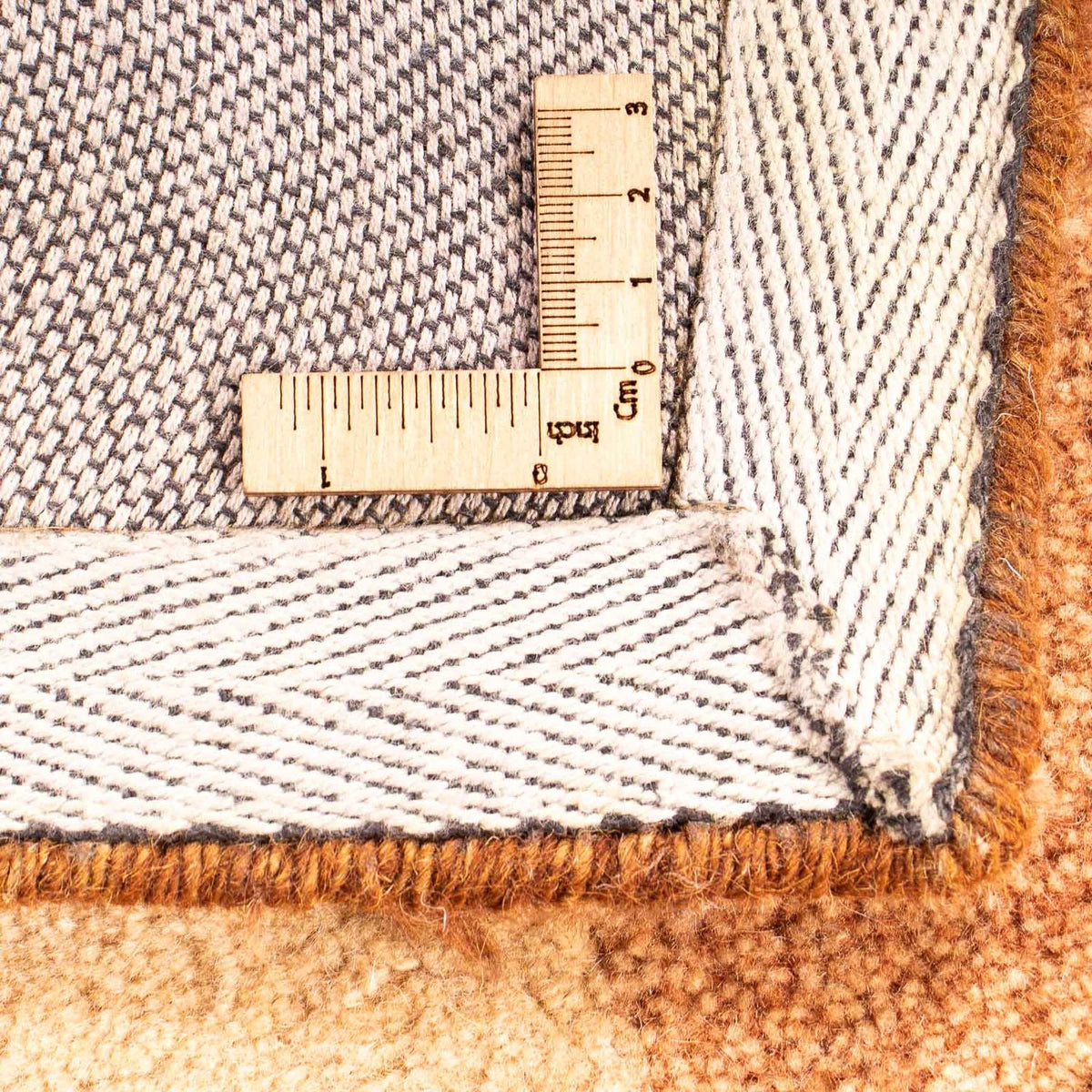 Dywan wełniany - 195 x 138 cm - fioletowy