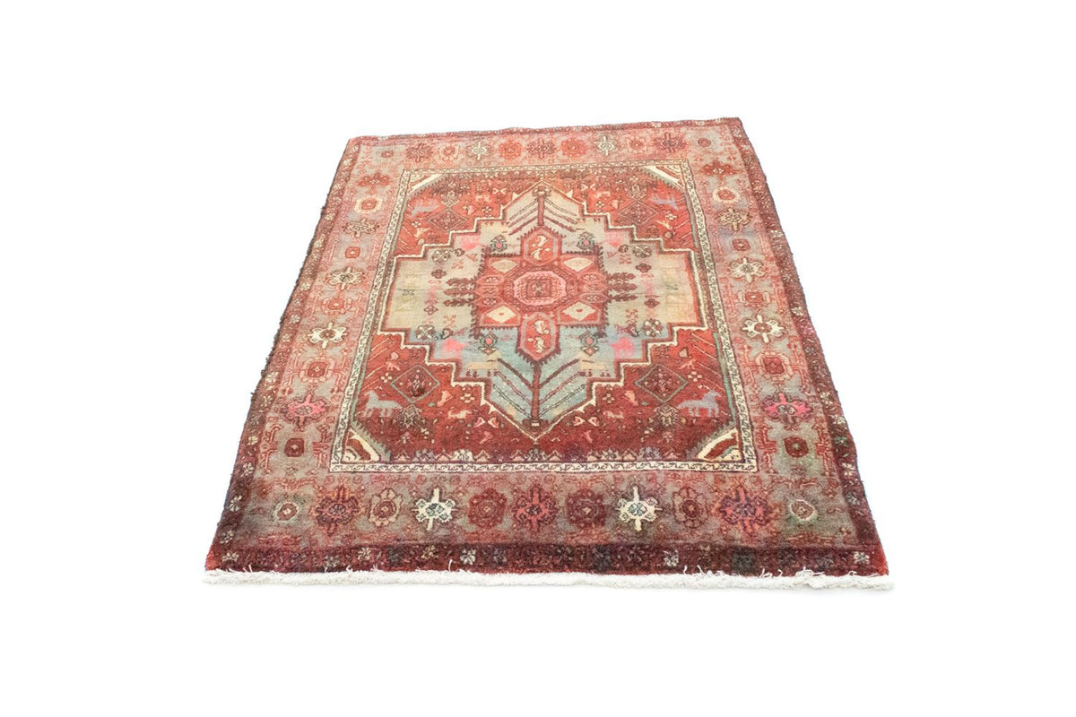 Perski dywan - Nomadyczny - 148 x 106 cm - pomarańczowy