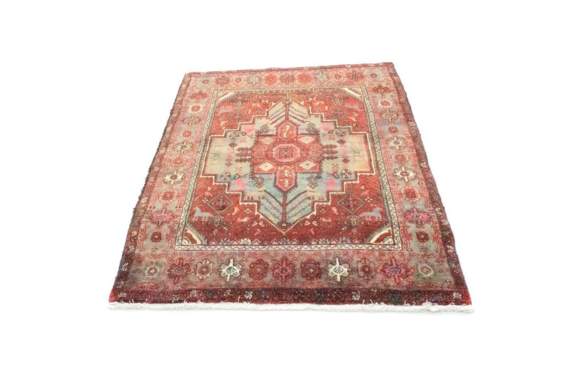 Perski dywan - Nomadyczny - 148 x 106 cm - pomarańczowy