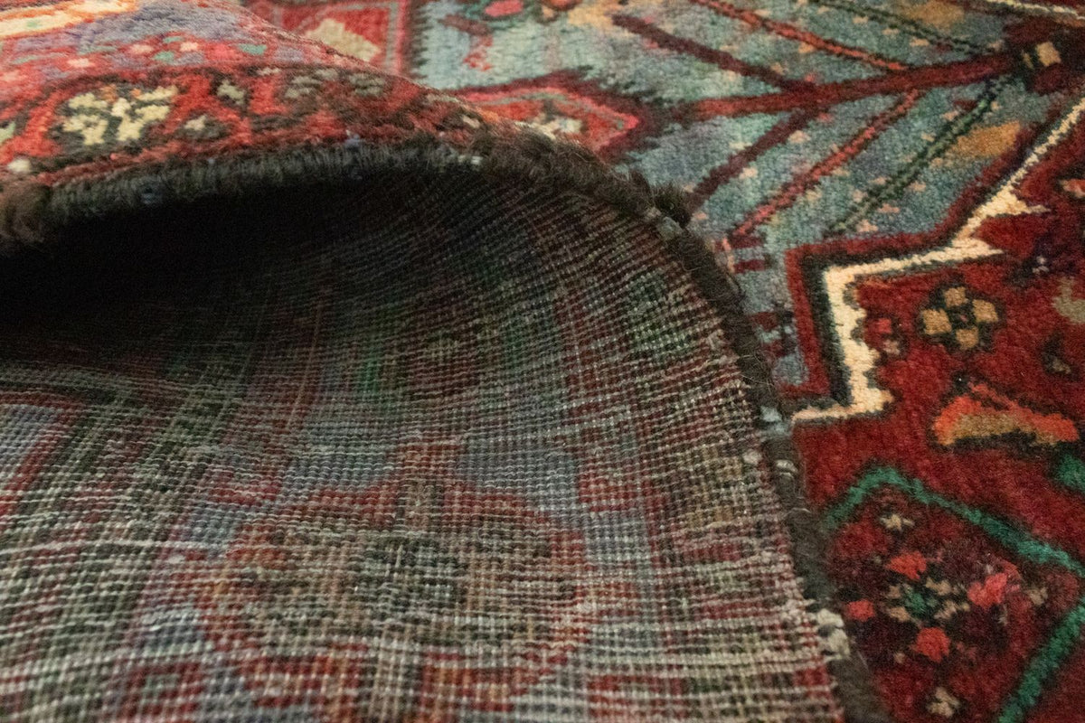 Perski dywan - Nomadyczny - 148 x 106 cm - pomarańczowy