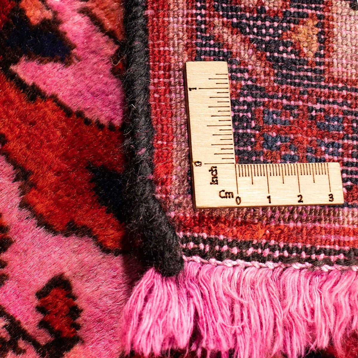 Perski dywan - Nomadyczny - 297 x 162 cm - czerwony